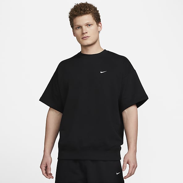 Hombre Negro Playeras y tops. Nike US